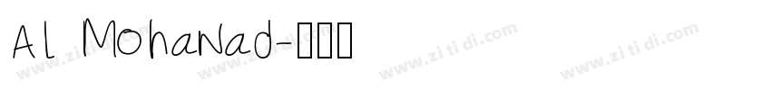 AL Mohanad字体转换
